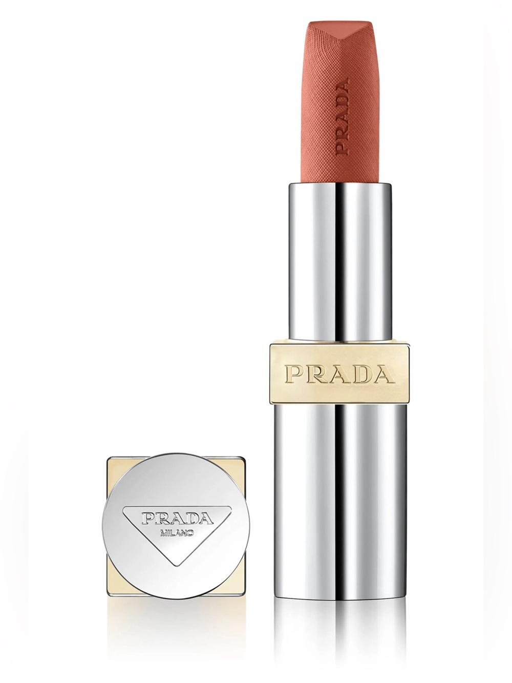 Prada Monochrome Hyper Matte Refillable Lipstick B05 Fauve Full Size Brand New - Picture 1 of 8